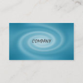 Glühen-Reihe - Blau Visitenkarte (Rückseite)