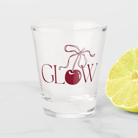Glühen Schnapsglas (Vorderseite)