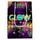 Glühen Sie in das helle Mittlere Geschenktüte (Rückseite)