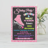 Glühen Sie in die dunklen Rolle Einladung (Stehend Vorderseite)