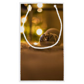Glühen Weihnachtsbeleuchtung Geschenktasche Kleine Geschenktüte (Rückseite)