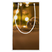 Glühen Weihnachtsbeleuchtung Geschenktasche Kleine Geschenktüte (Vorderseite)