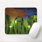 Glühen-Würmer nachts Mousepad (Mit Mouse)