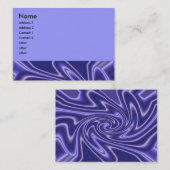 Glühenblau Visitenkarte (Vorne/Hinten)