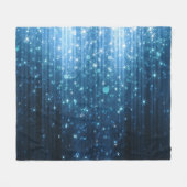 Glühend Abstrakt: Illuminierte Hintergrundkunst. Fleecedecke (Vorderseite (Horizontal))
