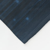 Glühend Abstrakt: Illuminierte Hintergrundkunst. Fleecedecke (Ecke)