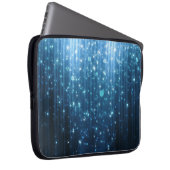 Glühend Abstrakt: Illuminierte Hintergrundkunst. Laptopschutzhülle (Vorne Rechts)