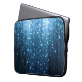 Glühend Abstrakt: Illuminierte Hintergrundkunst. Laptopschutzhülle (Vorderseite Links)