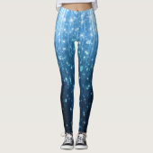 Glühend Abstrakt: Illuminierte Hintergrundkunst. Leggings (Vorderseite)