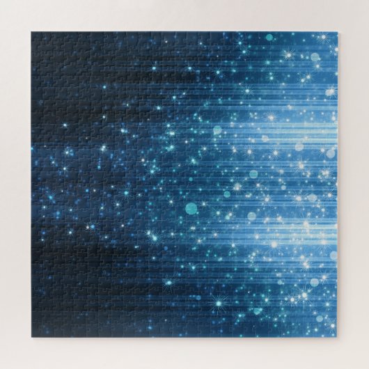 Glühend Abstrakt: Illuminierte Hintergrundkunst. Puzzle (Horizontal)