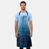 Glühend Abstrakt: Illuminierte Hintergrundkunst. Schürze (Getragen)