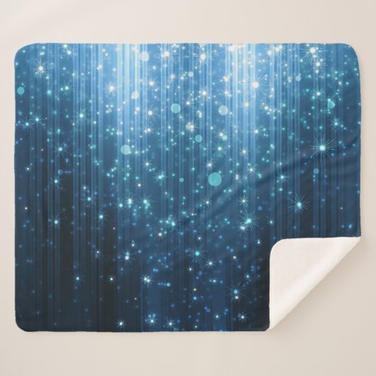 Glühend Abstrakt: Illuminierte Hintergrundkunst. Sherpadecke (Vorderseite (Horizontal))