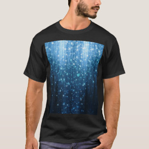 Glühend Abstrakt: Illuminierte Hintergrundkunst. T-Shirt