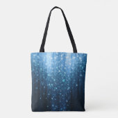 Glühend Abstrakt: Illuminierte Hintergrundkunst. Tasche (Rückseite)