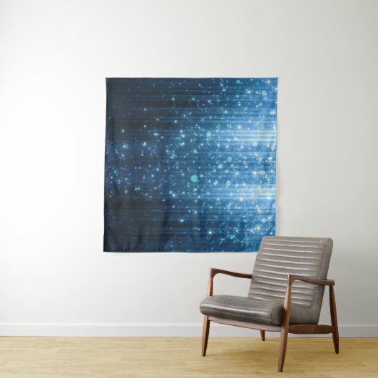 Glühend Abstrakt: Illuminierte Hintergrundkunst. Wandteppich (Beispiel (Horizontal))