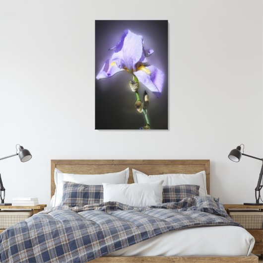 glühend lila leinwanddruck (Insitu (Schlafzimmer))