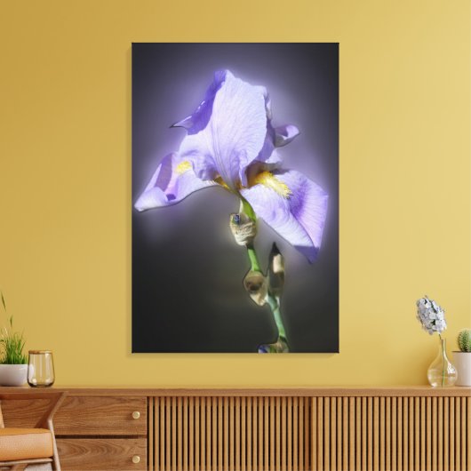 glühend lila leinwanddruck (Insitu (Wohnzimmer))