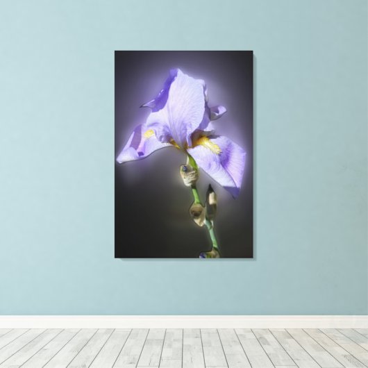 glühend lila leinwanddruck (Insitu (Holzboden))