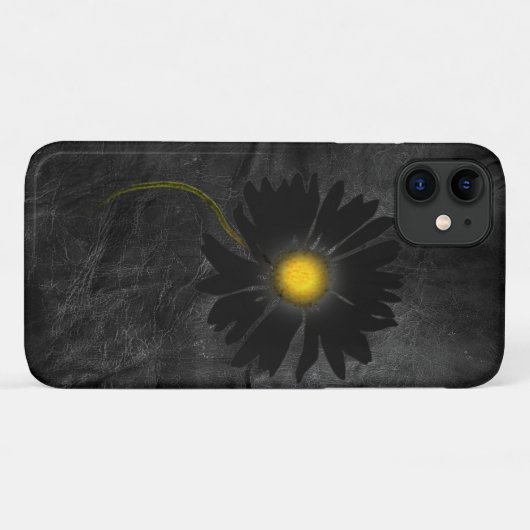 glühend schwarzer Schwanz auf Leder Case-Mate iPhone Hülle (Rückseite (Horizontal))