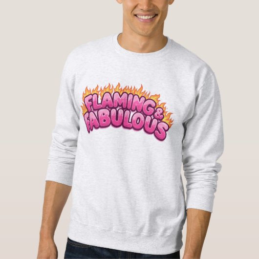 glühend und vornehm sweatshirt (Vorderseite)