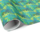 Glühende Algen... Geschenkpapier (Rolleneckpunkt)
