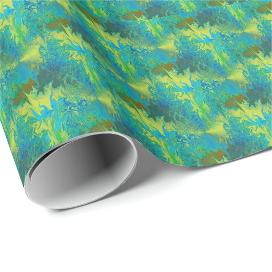 Glühende Algen... Geschenkpapier (Rolleneckpunkt)