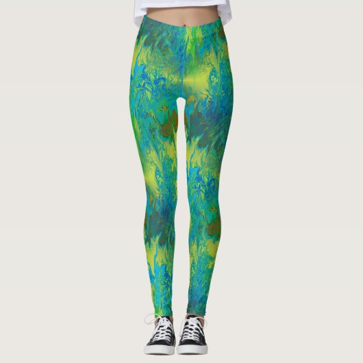 Glühende Algen... Leggings (Vorderseite)