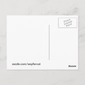 Glühende Alien - Postkarte (Rückseite)