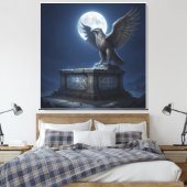 Glühende Asche des Silberadlers Leinwanddruck (Insitu (Schlafzimmer))