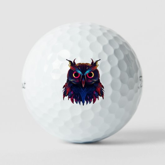 Glühende Augen Golfball (Vorderseite)