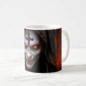 Glühende Augen Kaffeetasse (VorderseiteRechts)