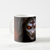 Glühende Augen Kaffeetasse (Vorderseite Links)