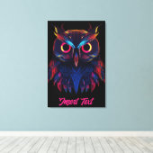 Glühende Augen Leinwanddruck (Insitu (Holzboden))