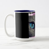 Glühende Augen Zweifarbige Tasse (Links)