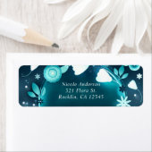 Glühende Blume Nachtgarten Einladung zur Hochzeit (Insitu)