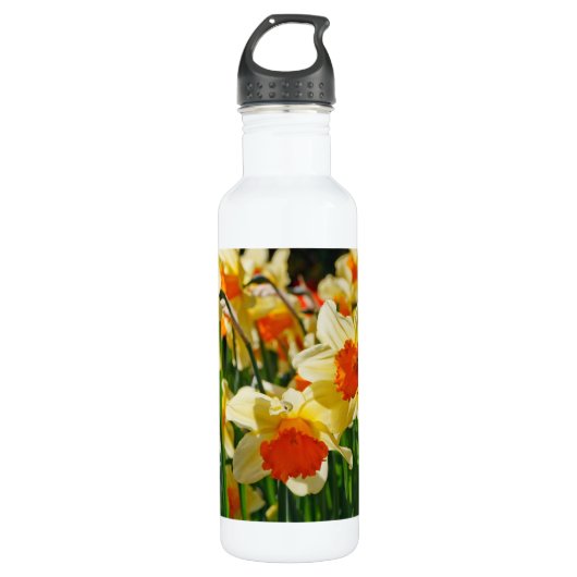 Glühende Blume Trinkflasche (Vorderseite)
