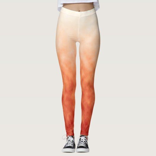 Glühende Blüte Leggings (Vorderseite)