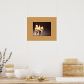 Glühende Cocktails Poster (Küche)