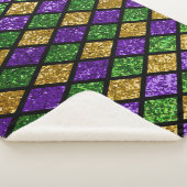 Glühende Diamanten, festlicher Hintergrund Sherpadecke (3/4)