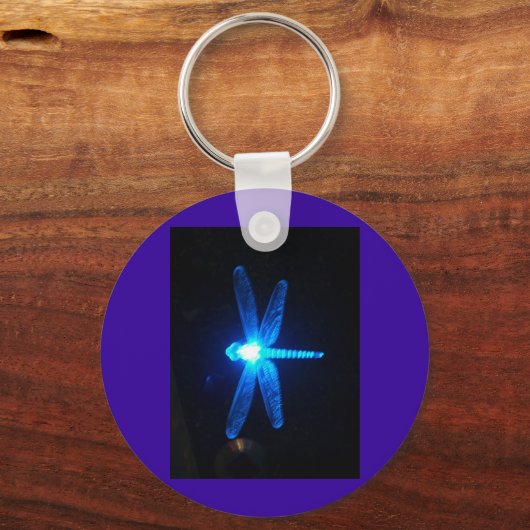 Glühende Dragonfly Schlüsselanhänger (Vorderseite)