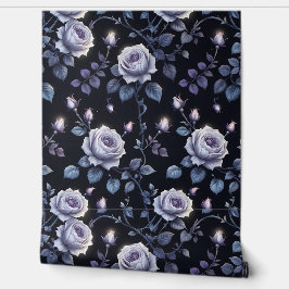 Glühende dunkle Rose Garden Peel and Stick Tapete