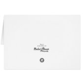 Glühende Eichhörnchen-Grußkarte (Rückseite Horizontal)