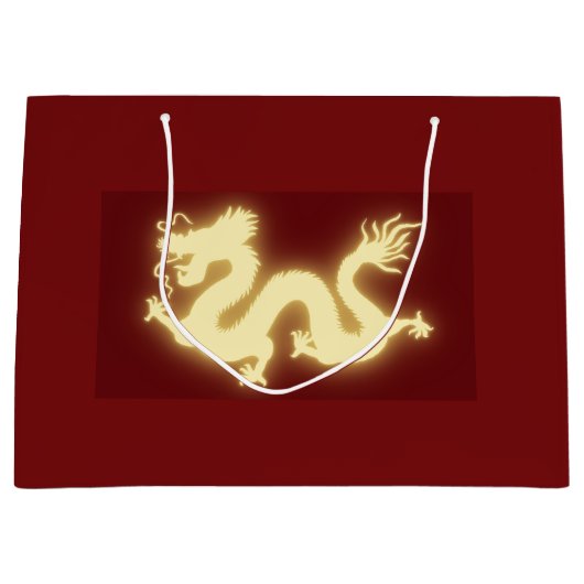 Glühende elektrischer chinesischer große geschenktüte (Vorderseite)