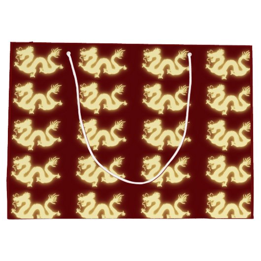 Glühende elektrischer chinesischer große geschenktüte (Rückseite)