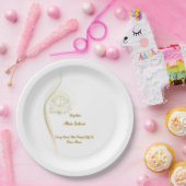 Glühende Engel-Taufe Papierplatten Pappteller (Party)