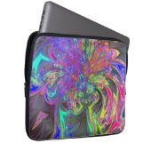 Glühende Explosion von Farbe- aquamarinem u. Laptopschutzhülle (Vorne Rechts)