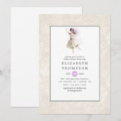 Glühende Fairy Baby Dusche Einladung (Vorne/Hinten)