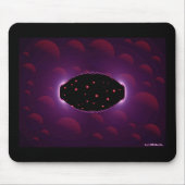 Glühende Fantasieform Mousepad (Vorne)