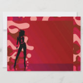 Glühende Felsen-Diva III Einladung (Rückseite)