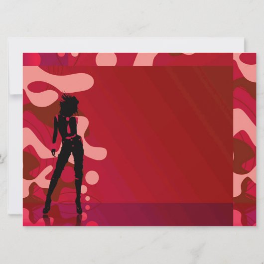 Glühende Felsen-Diva III Einladung (Rückseite)